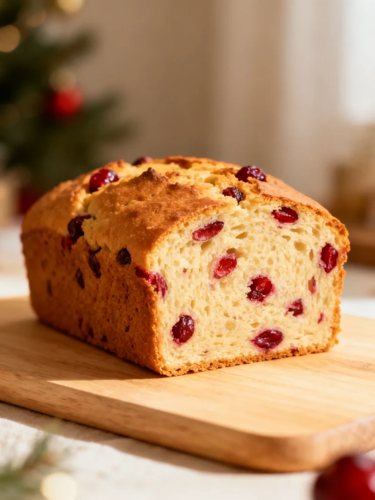 Simple Christmas Cranberry Bread Recipe