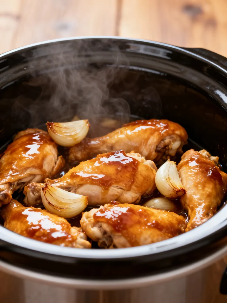 Slow Cooker Honey Garlic Chicken and Veggies Recipe