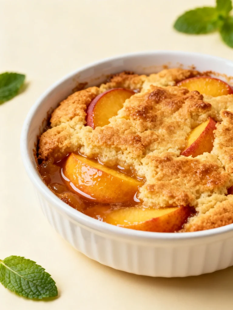 The Best Southern Peach Cobbler Recipe