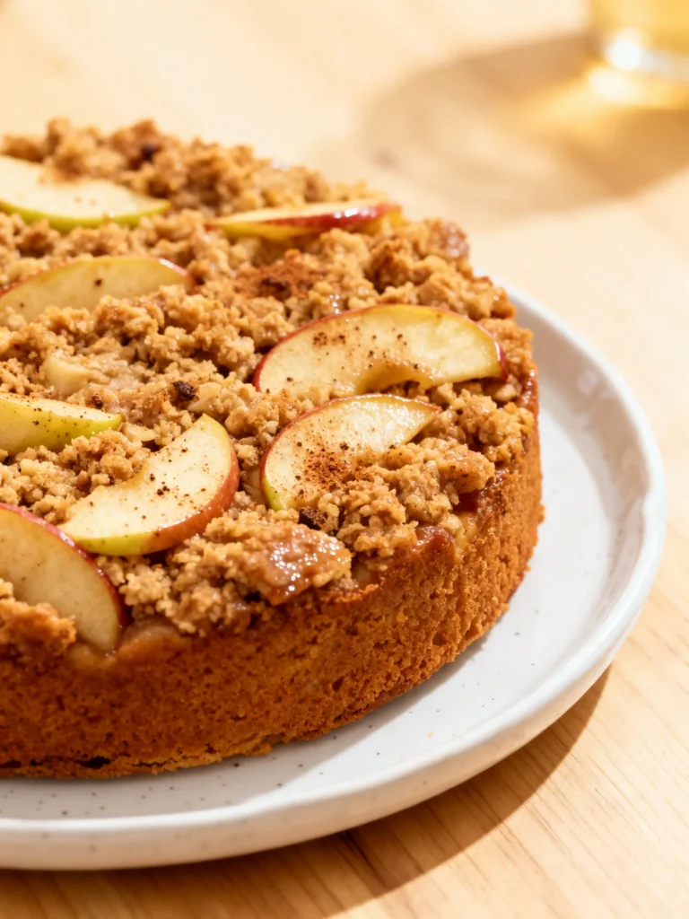 Pecan Apple Crisp Coffee Cake Recipe