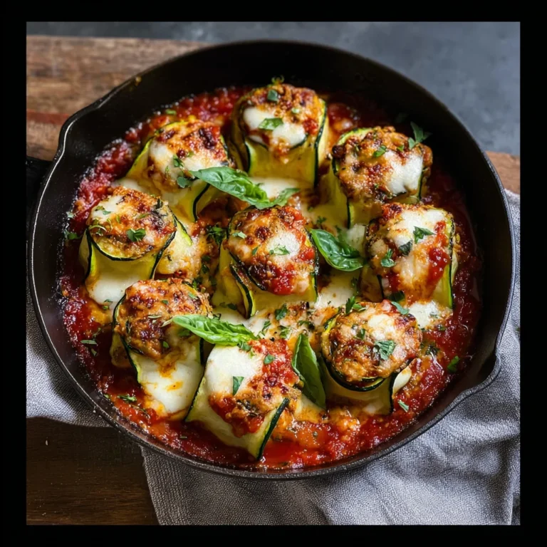 Three Cheese Zucchini Rollatini (Involtini) Recipe