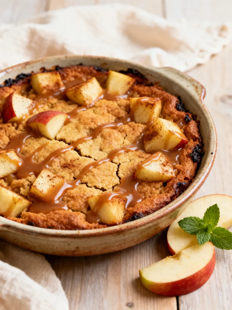 Caramel Apple Dump Cake Recipe Easy