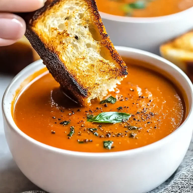 Mouthwatering Roasted Tomato Basil Soup Recipe