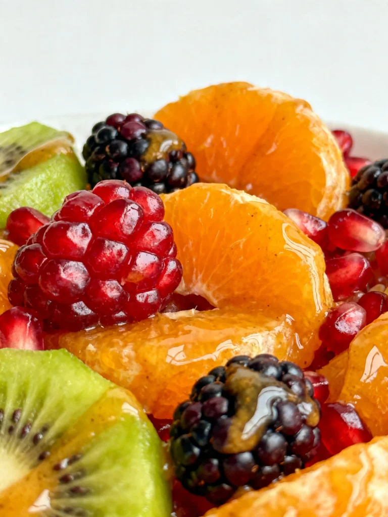 Winter Fruit Salad With Cinnamon Vanilla Dressing Recipe