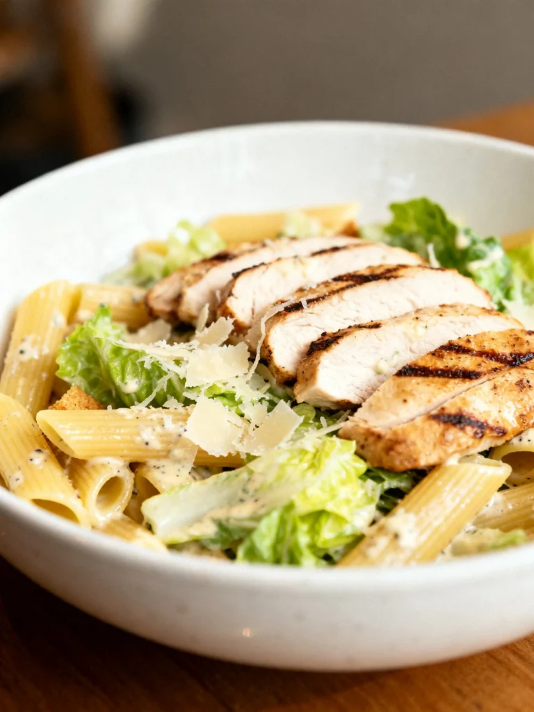 Chicken Caesar Pasta Salad Recipe