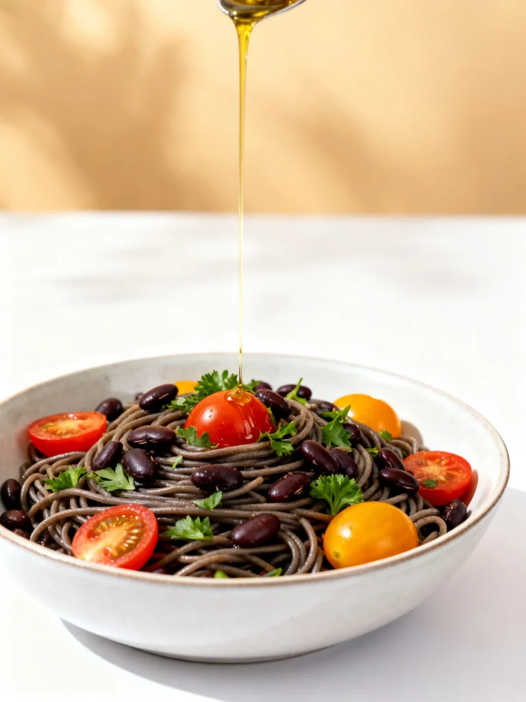 Black Bean and Corn Pasta Salad With Lime Greek Yogurt Dressing