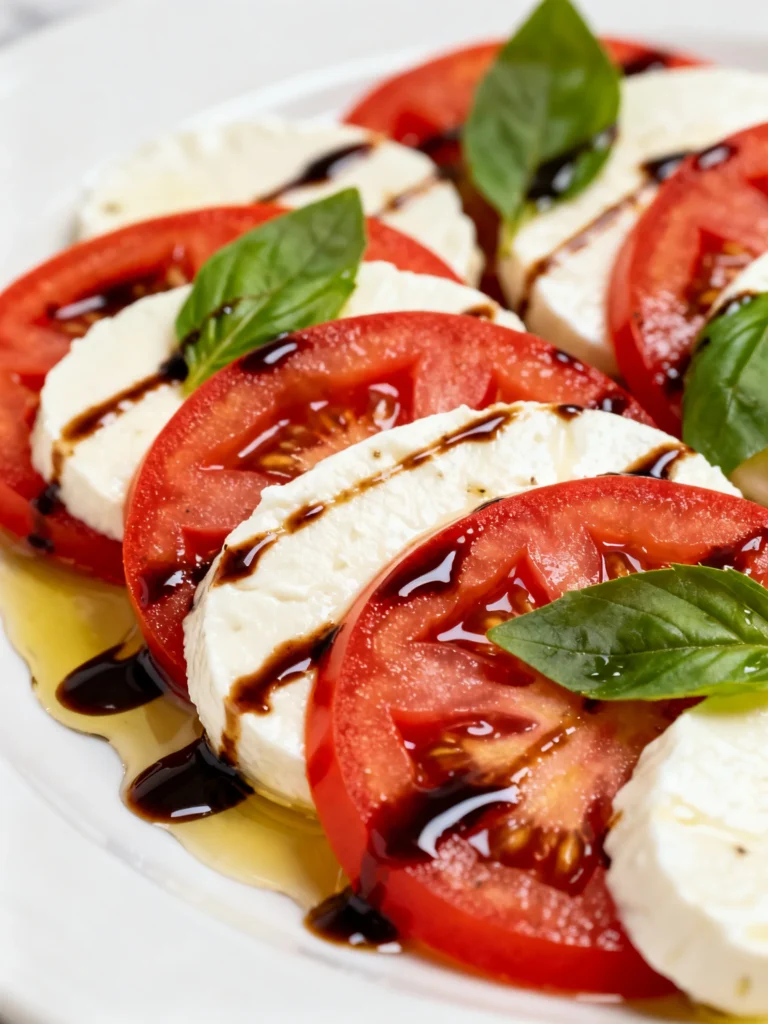 Caprese Salad with Balsamic Reduction Recipe