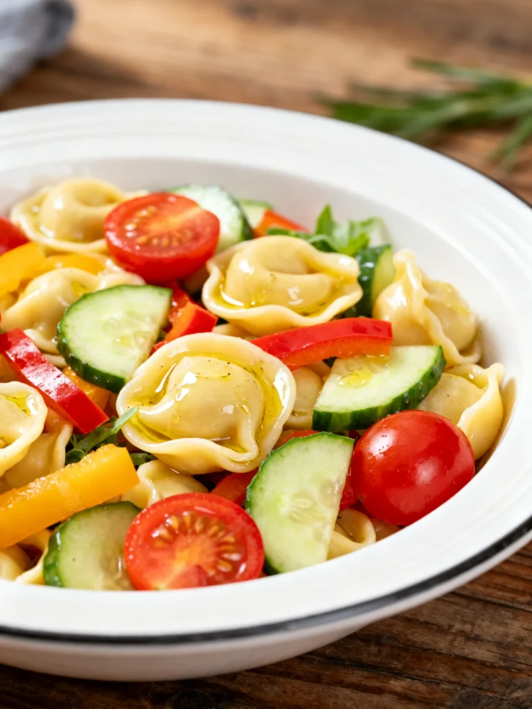 Roasted Red Pepper and Parmesan Tortellini Salad Best