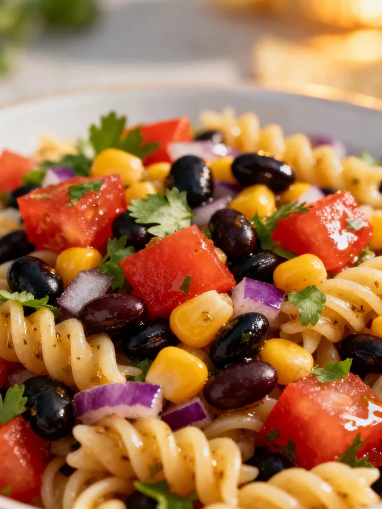 Cowboy Caviar Pasta Salad Recipe