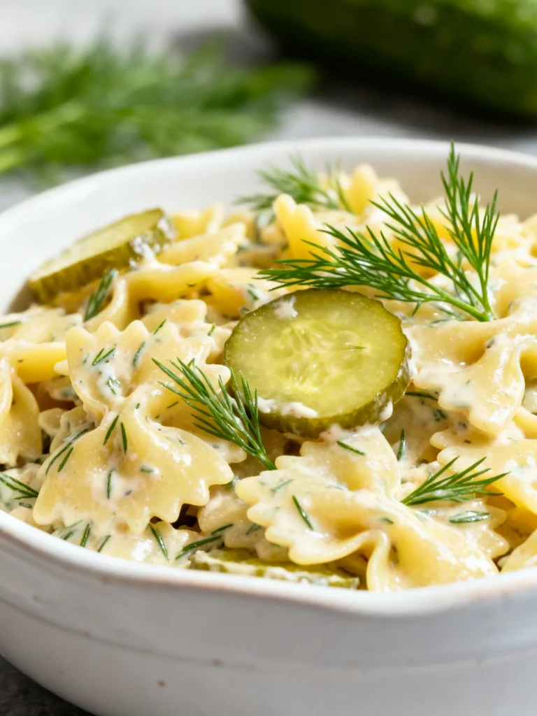 Dill Pickle Pasta Salad Recipe