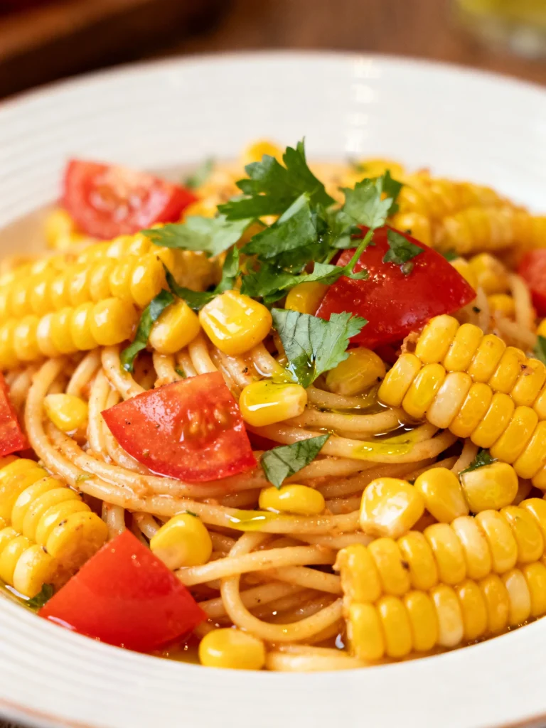 Creamy Street Corn Pasta Salad Recipe