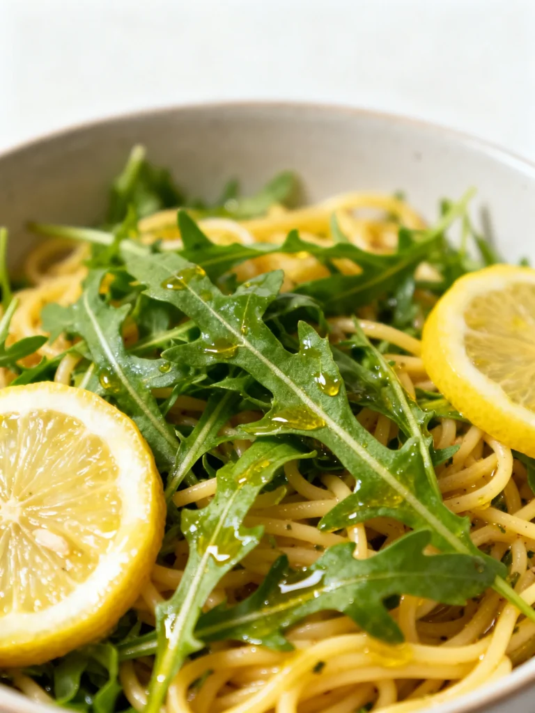 Lemon Arugula Pasta Salad Recipe