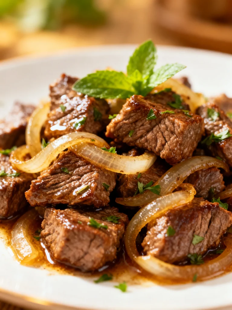 No Peek Beef Tips (Slow Cooker or Oven) Recipe