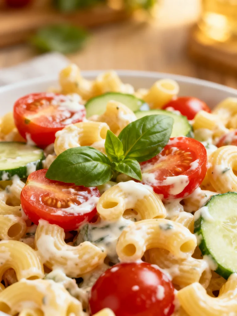 Creamy Pasta Salad Recipe