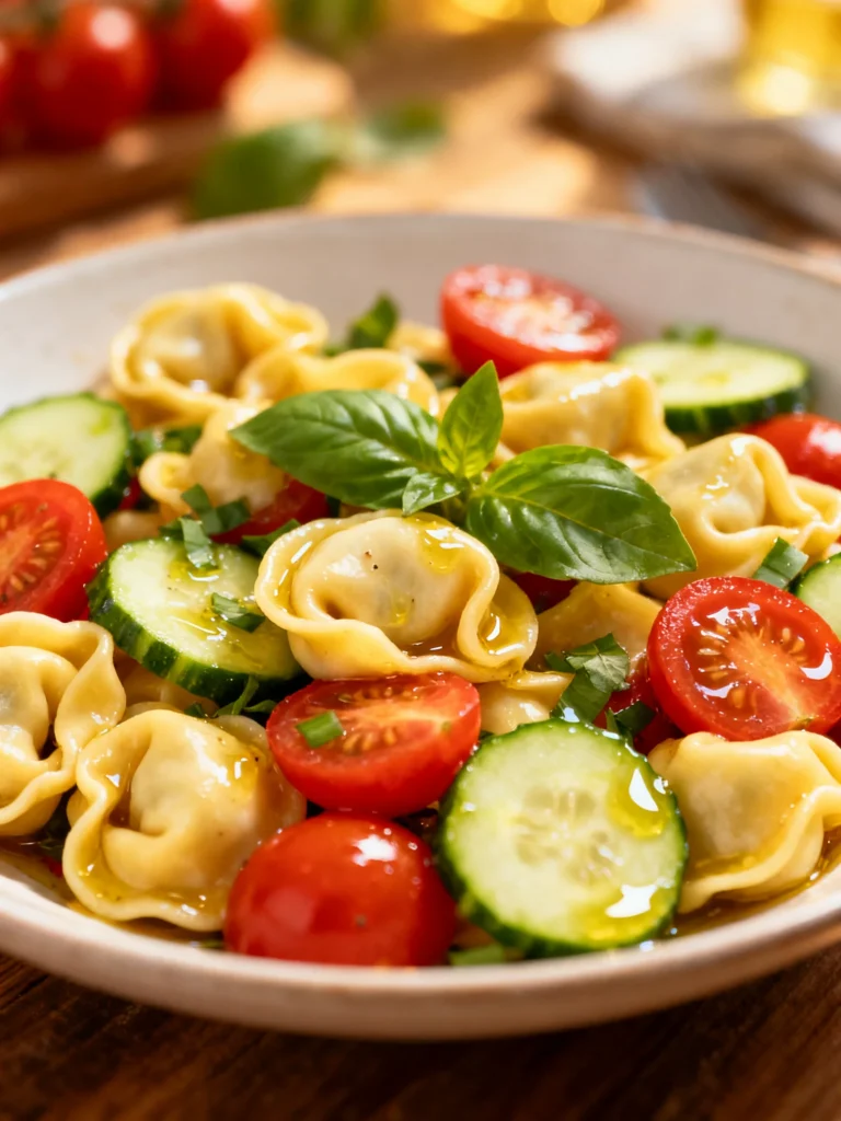 Easy Italian Tortellini Pasta Salad Recipe