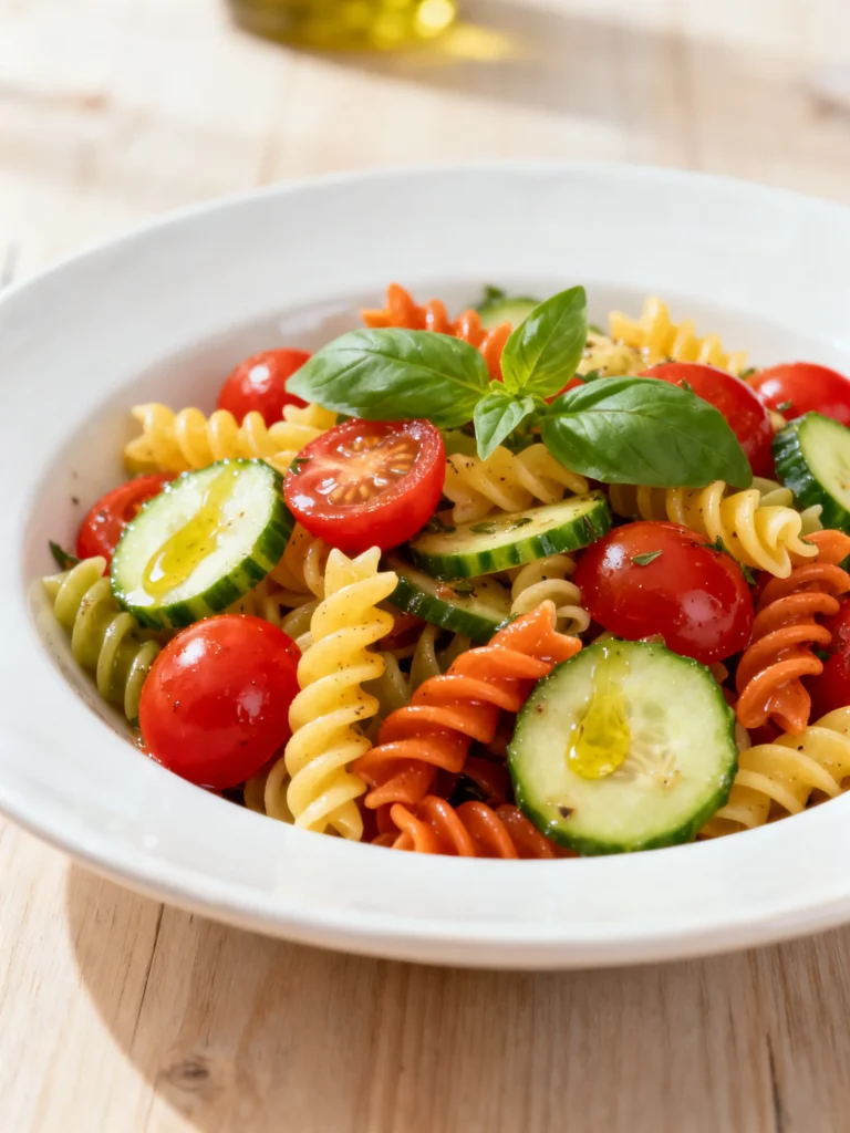 Marinated Vegetarian Pasta Salad Recipe