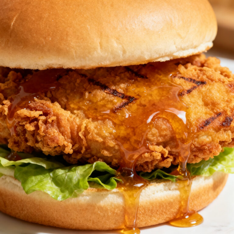 Hot Honey Fried Chicken Sandwich