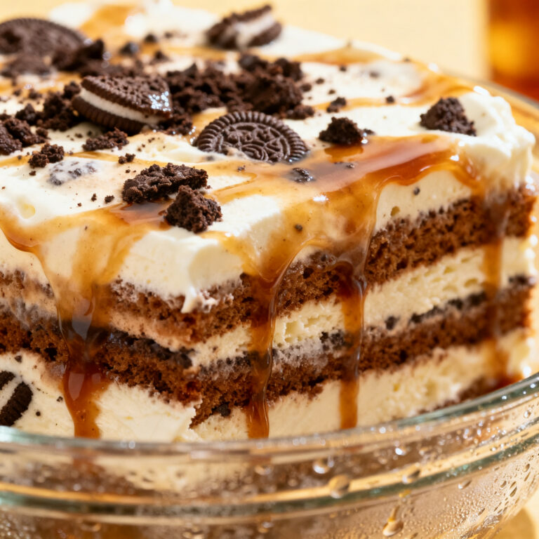 Root Beer Float Icebox Cake