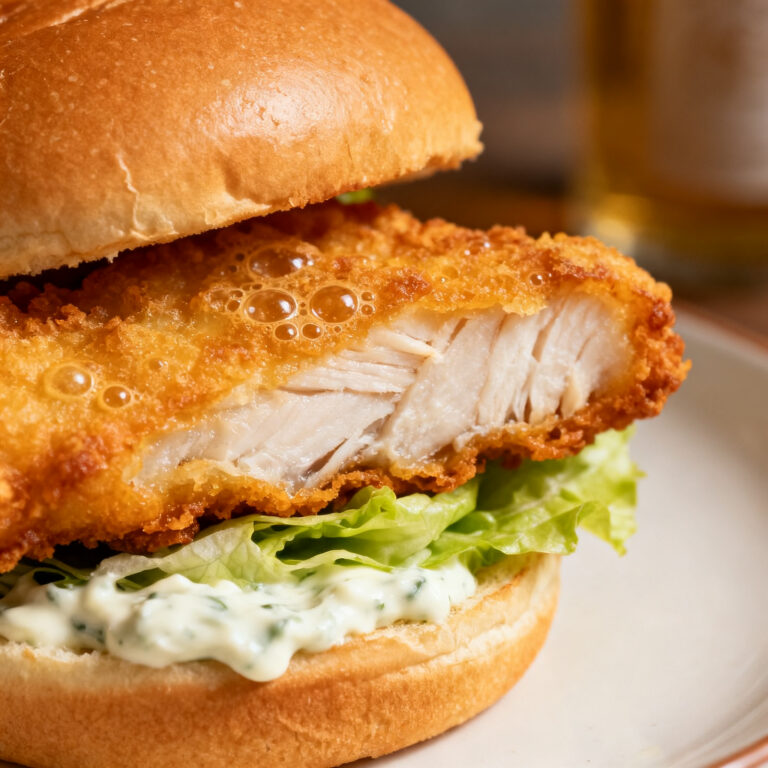 Beer-Battered Fish Sandwich