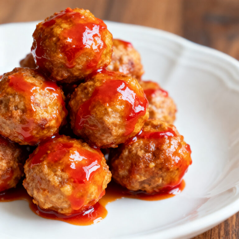 Sweet Chili Glazed Meatballs