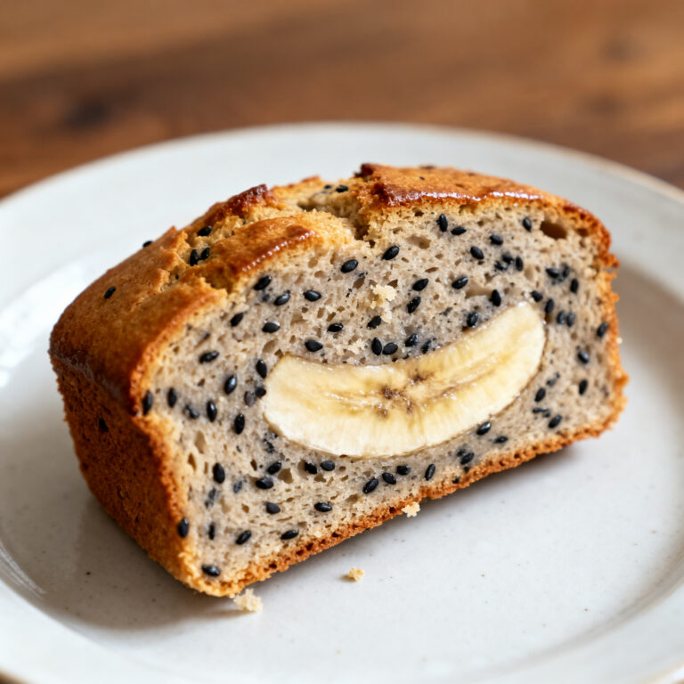 Black Sesame Banana Bread