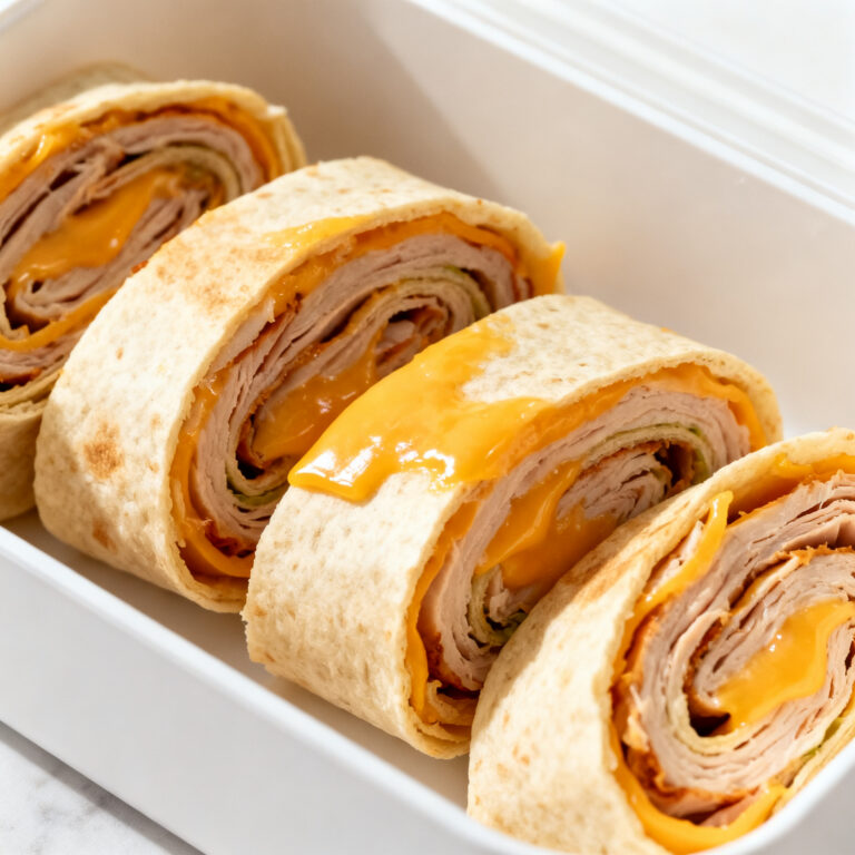 Turkey & Cheese Lunchbox Roll-Ups