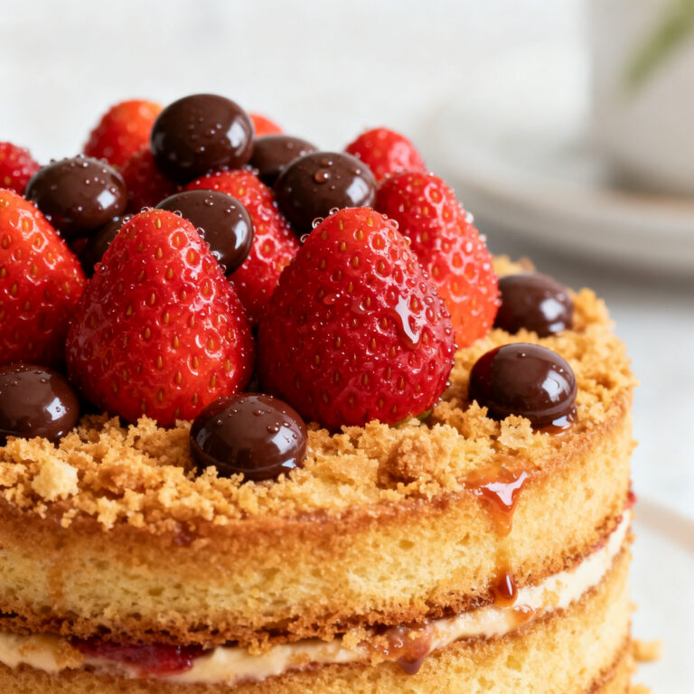 Strawberry Dot Cake