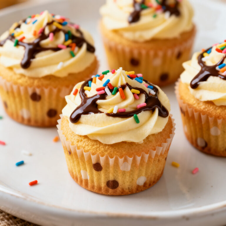 Mini Dot Cupcakes
