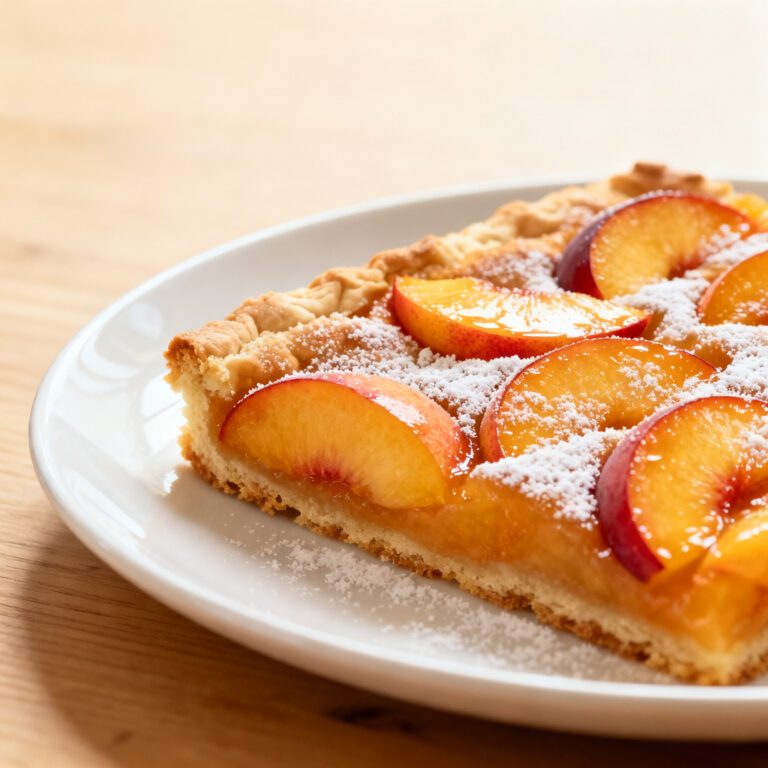 Fresh Peach Pie Bars