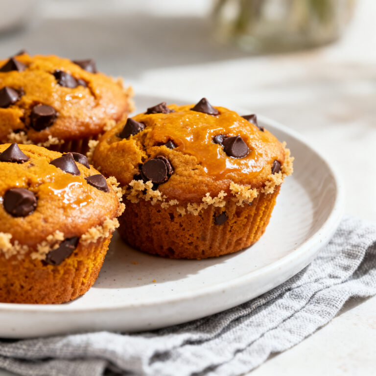 Pumpkin Chocolate Chip Muffins