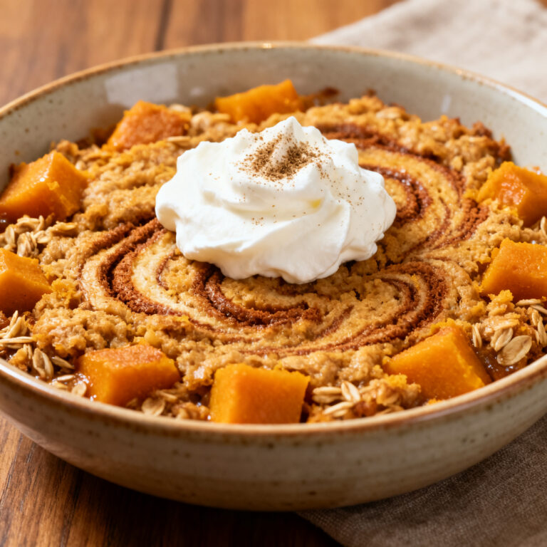 Pumpkin Pie Baked Oatmeal