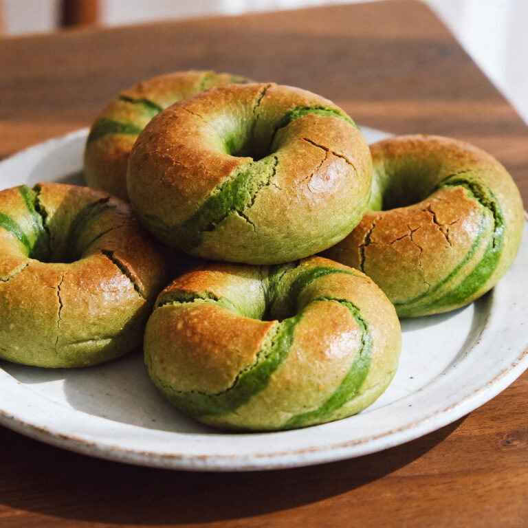 Matcha Baked Donuts