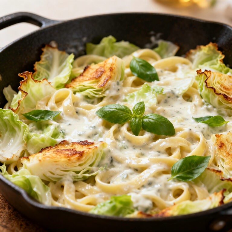 Cabbage Alfredo Skillet – Easy Comfort Dinner