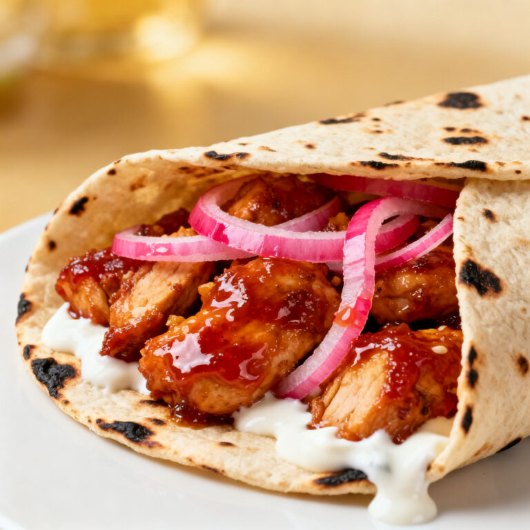 Sweet & Spicy Chicken Wrap – Easy Fajita-Style Lunch