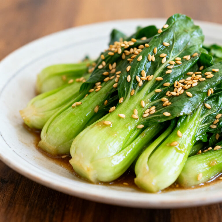 Sesame Bok Choy Stir-Fry (Stalks-First Method for Real Wok Char)