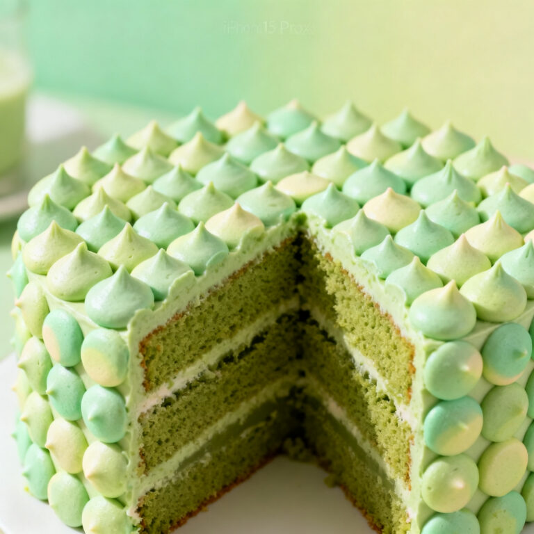 Matcha Dot Cake: The Korean Bubble-Frosting Trend Taking Over Pinterest