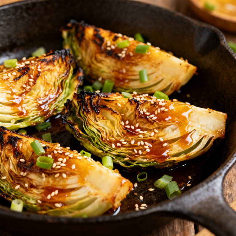 Hot Honey Cabbage Stir-Fry (Charred, Not Steamed — Here