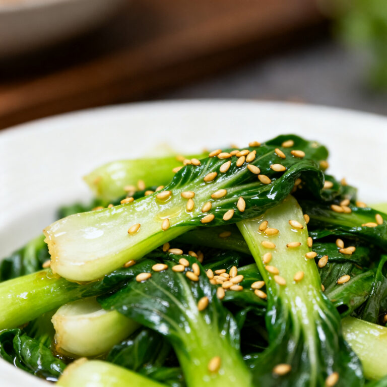 Sesame Bok Choy Stir-Fry (The Two-Stage Method for Zero Soggy Greens)