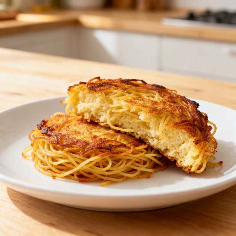 Crispy Pantry Spaghetti Cakes (The Cold-Brick Method)