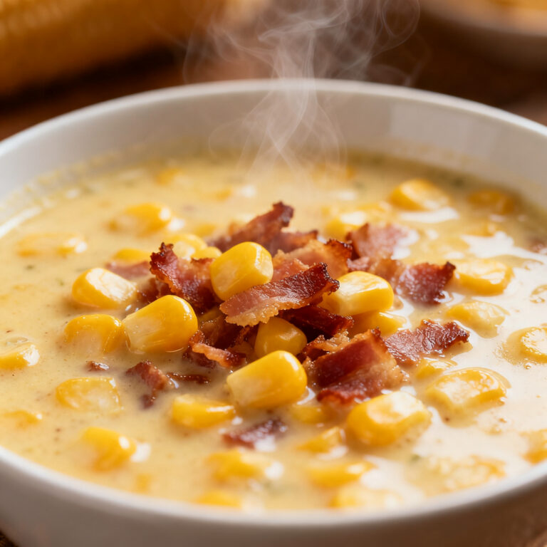 Corn and Bacon Chowder That Actually Tastes Like Corn