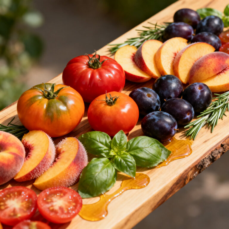 End-of-Summer Harvest Grazing Board (Charred, Not Raw)