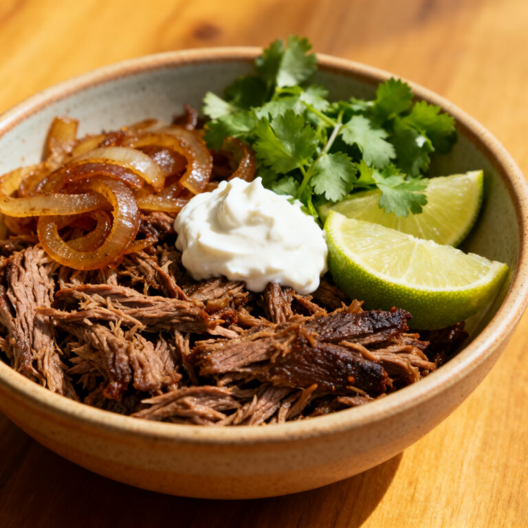 Slow Cooker Beef Barbacoa Bowls – The Set-and-Forget Dinner That Fixes Your Monday