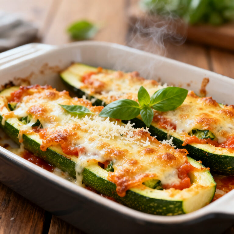 Cheesy Baked Zucchini Boats (The Dry-Roast Trick for No Soggy Bottoms)