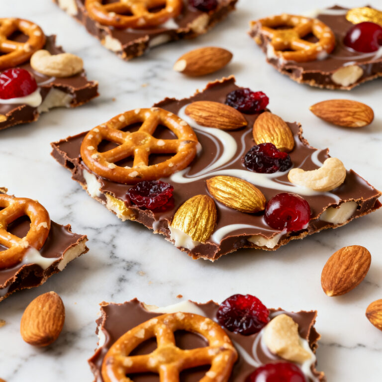 Sweet & Salty Trail Mix Bark (The Double-Layer Trick)